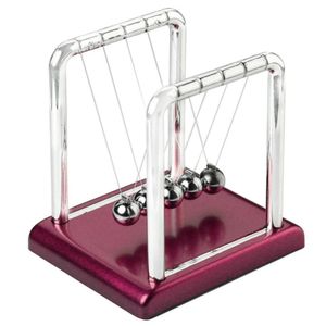 Novo Design Newtons Cradle Fun Bolas de Equilíbrio de Aço Física Ciência Pendulum Desk DIY Decoração Acessório 8 cm x 7.5 cm x 9 cm b500
