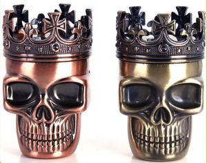 Metal Kitten Grinder Creative Non-mainstream Metal Grinder Skull Brass Broken Cigarette Lighter