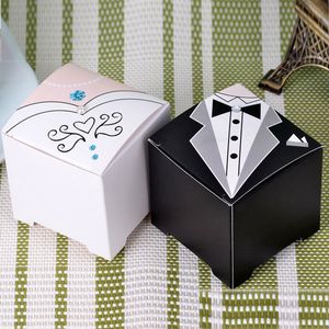 Geschenkpapier, Europa, Hochzeitsgeschenke, rosa Braut- und Bräutigam-Anzug, Party-Geschenk, Süßigkeiten-Boxen, süße Box