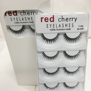 Red Cherry Накладные ресницы 5 пар / упаковка 8 стилей Natural Long Профессиональный макияж Большие глаза Высокое качество от ottie