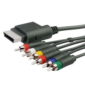 HD-TV-Komponenten-Composite-Audio-Video-AV-Kabel, 1,8 m lang, für XBOX 360, DHL, FEDEX, UPS, KOSTENLOSER VERSAND