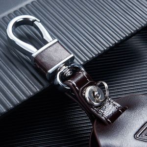 Leather Car key Fob cover for Jaguar XJ 2009 2010 2011 2012 XJL Key Case Holder Keyless Entry Accessoriess277U