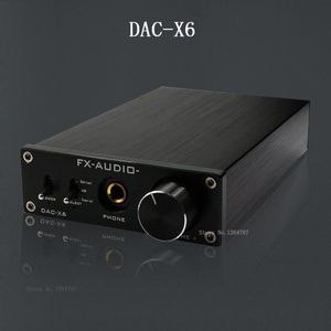 Freeshipping fx-audio feixiang DAC-X6 febbre Amplificatore HiFi Fibra USB Decoder audio digitale coassiale DAC amplificatore 16BIT / 192 TPA6120
