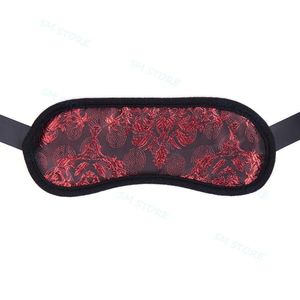 Bondage Kinesisk röd nylon Rollspel Ögonblindel Patch Sova Shade Masquerade # R78
