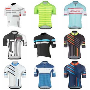 Wholesale capo Summer men's Cycling Jersey Quick-Dry Short Sleeve Shirts Cycling Clothing Cycle Wear With Full Zipper bike sportswear S21021839