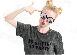 Divertenti occhiali finti che scuotono gli occhi, occhiali e giocattoli per feste, costumi cosplay e decorazioni per feste di Halloween