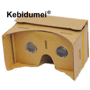 Kebidumei DIY المغناطيس Google Cardboard الواقع الافتراضي ل VR Phone 3D عرض النظارات ل VR 3D نظارات 5.0 