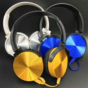 Mdr Kulaklıklar toptan satış-MDR XB450 Bandı Kulaklık Ekstra Bas Kulaklık Spor Müzik Cep Telefonu için Mikro ile Kablolu Kulaklıklar Stereo Kulaklıklar