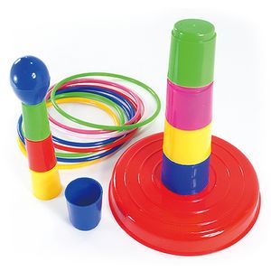 10 conjuntos atacado colorido crianças anel lance jogar jogar círculo conjunto brinquedo anel de salto joy virola jogando jogo pai-filho interação brinquedos