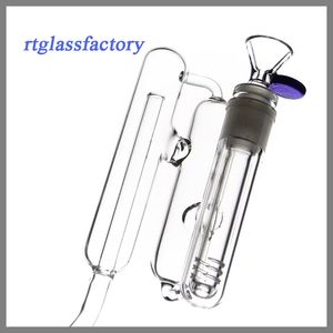 Andra rökare Tillbehör Ny design Ash Catcher Set med Downstem Bowl Glass Bubbler Catchers Quality