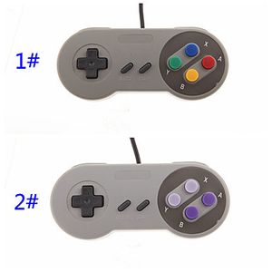 Classic USB PC Controller Gamepad Joypad Joystick Sostituzione per Super Nintendo SF per SNES NES Mac Tablet PC xv10 200 pz/lotto