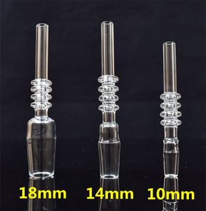 재고! 미니 넥타 수집가 키트를위한 10mm 14mm 18mm 쿼츠 팁 석영 뱅커 네일 쿼츠 네일