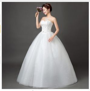 Vestido de Noiva Foto Real Princesa Laço de Moda Com Sashes Vestido de Noiva 2018 Barato Vestido Bridal