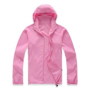 2018 Summer New Brand Women's Men's Last Drying Outdoor Casuals Sports Waterproof UV Jackets Coats Windbreaker BlackEWXL