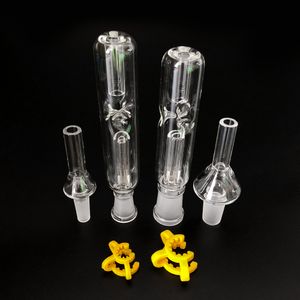 WAX Dab Rigs Kit Nektarsammler mit 10 mm 14 mm Quarzspitze. Kleine Bohrinseln, Mini-Glaspfeifen-Set, Glas-Wasserpfeifen-Recycler-Dab-Rig