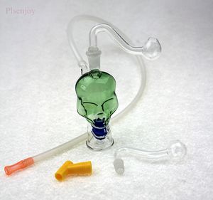 Glass Dab Rigs 오일 버너 미니 물 담뱃대 흡연 파이프 봉 핸드 크래프트 아트 시샤 도매