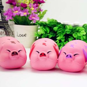 PU Simulation Pig Squishy Charms Squishy Slow Rising Squeeze Soft Scented Toy Collection Simulation Novelty Toys
