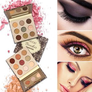 Professional 9 Colors Eyeshadow Earth Glitter Eye Shadow Powder Palette Matte Eyeshadow Palette Cosmetic Makeup Beauty