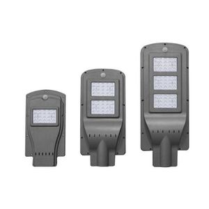 LED Solar Integrated Street Light Body Radar Sensor Vägljus 20W 40W 60W Landsbygdsbyggnadsbelysning