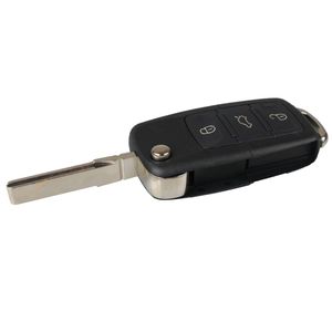 Wholesale vw golf gti keys for sale - Group buy 4Buttons Panic Fob Folding Replacement Remote Key Shell Case For Car VW Jetta Passat GTI Beetle Golf