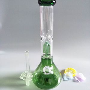 Pipa ad acqua per narghilè in vetro di grande diametro di alta qualità con 1 filtro 12 5 pollici gb305