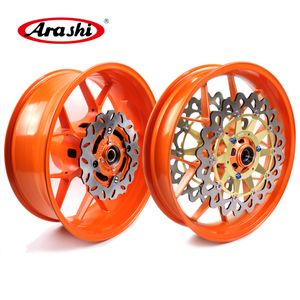 ARASHI PER HONDA CBR1000RR 2006 - 2016 Front Rear Rim Rim Kit CBR 1000 RR CBR1000 Orange 2009 2010 2011 2011 2013 2014 2015