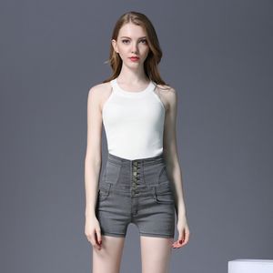 Jeans corti ad alta vita pantaloncini shorts femminile femminile più dimensioni S a 5xl con 3 colori 2021