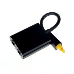 Mini USB Digital Toslink Optisk Fiber Audio 1 till 2 Kvinnlig splitteradapter Micro USB-kabel tillbehör