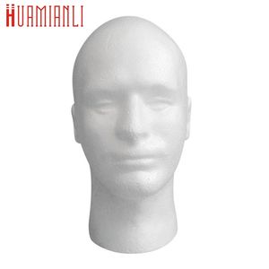 Training Mannequin 2017 Cosplay heiße neue Styropor Mannequin Manikin Kopf Modell Schaum Perücke Haar Brille Display drop schiff 17aug29