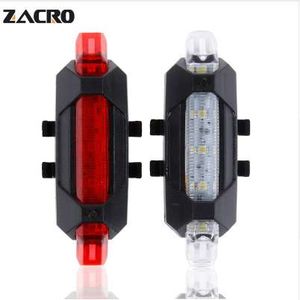 ZACRO велосипед велосипедный свет аккумуляторные светодиодные задние фонарь USB задний хвост предупреждение о безопасности велосипеда света портативный вспышка света супер яркий