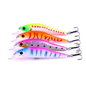 Hengjia 8pcs crankbait Yapay Plastik Balıkçılık lures Minnow 9.5cm 11.5g 6 # Kanca Sabit Bait