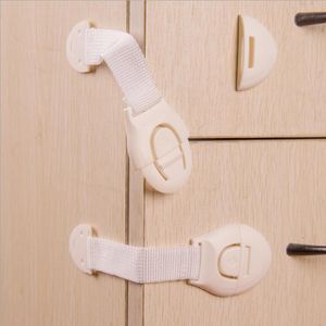 Kids Drawer Lock Baby Safety Lock Adhesive Door Cupboard Cabinet Fridge Drawer Safety Locks Safety Locks Straps OOA4517