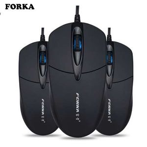 Forka Sessiz Tıklama Mini Kablolu Bilgisayar Fare Taşınabilir Dilsiz Danışma Optik Mouse Fare PC Bilgisayar Dizüstü