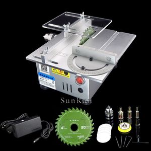 ETO Mini Table Saw Woodworking Bench Lathe, Electric Polisher Grinder DIY Model, Carpentry Cutting Saw with 24V, 100mm Width, 29mm Depth