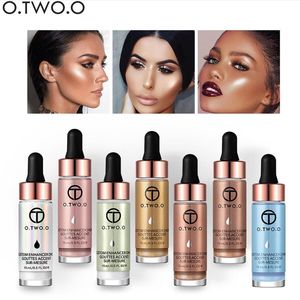 O.two.o Liquid Highlighter Make up Primer Shimmer Face Glow Ultra-Concentrated Illuminating Bronzing Drops Face Makeup