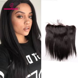 Wholesale 13x4 Ear to Ear Lace Frontal Brazilian Virgin Hair Pieces Unprocessed Silky Straight Lace Frontal Human Hair Extensions Greatremy
