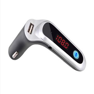 Hands Free Wireless Bluetooth Car FM Transmitter S7 AUX Modulator Car Kit MP3 Player SD USB Charger 30PCS/LOT