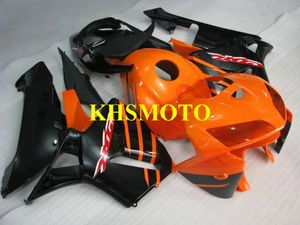 Zestaw do obróbki motocykli do Honda CBR600RR CBR 600RR F5 2005 2006 05 06 CBR600RR ABS Orange Black Fairings Set + Gifts HQ24