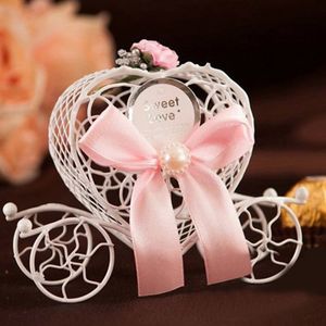 Romantisk cinderella vagn födelsedag bröllop favoriserar godis choklad jul söt socker gynnar box dekorationer presentförpackningar