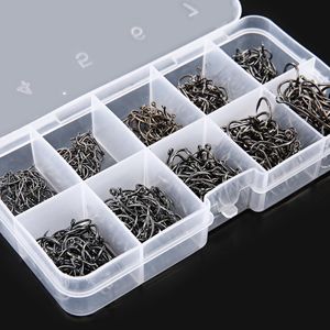 Leo 600 sztuk Eyelet Barb Metal Hooks Wędkarstwo Wędkarstwo