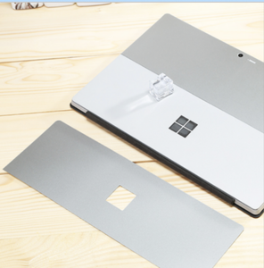 Gümüş Vücut Çıkartmalar Skins Geri Microsoft Surface için Film Koruyucu Kalkanı 3 10.8 '' Surface Pro 3 12 '' Pro 4 12.3 '' Yüzey Pro 2017 12.3 ''