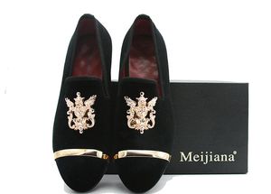 Europejski w stylu męski skórzane buty marka dżentelmena Klasyczne mokasyny biznesowe przyjęcie mody i butów na studni