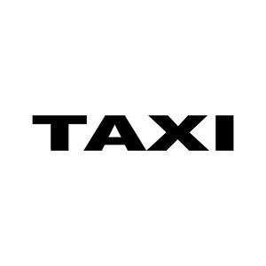 money making taxi indicator car sticker vinyl cm black silver