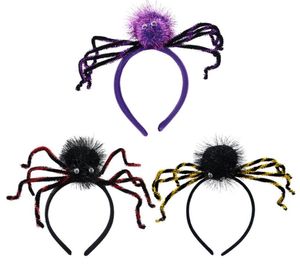 Gruseliges Halloween-3D-Spinnen-Haarband, Stirnband, Mädchen, Erwachsene, Anzieh-Requisiten, Party-Haar-Accessoires, Dekoration, Gefälligkeiten, Kostüm, Cosplay-Requisiten