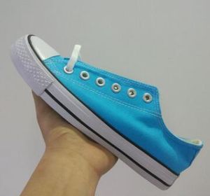 NEW size35-45 New Unisex Low-Top High-Top Adult Women's Men's star Canvas Shoes 15 цветов на шнуровке Повседневная обувь Кроссовки в розницу