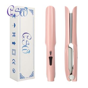 CSW Wireless USB Hair Straighteners Fast Heating Flat Iron Ceramic Hair Curler Curling Irons Charger Straightening Iron