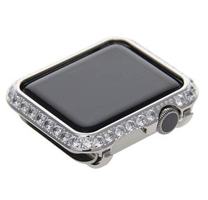 Сверкающие Bling-Bling Bling Diamonds Metal Bezel Case для Apple Watch Watch Iwatch S4 Sportsededition Watch для более крупного размера 40 мм 44 мм