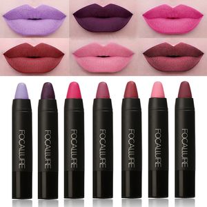 Focallure New Sexy Nude Lipstick Waterproof Lip Pencils Beauty Batom Velvet Matte Lip Stick Tattoo Red Lip Tint Focallure Makeup