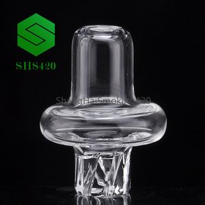 Quarzt Carb Cap med hål på toppen för 19.5mm, 21.5mm, 25mm kvarts Banger Nails Glass Bongs DAB Oil Rigs