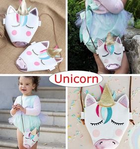 YENI Çocuklar Kız Moda Unicorn Omuz Çantası Güzel Sevimli Haberci Çanta Okul Crossbody Çanta Kılıfı Bebek Kız Doğum Günü Hediyesi